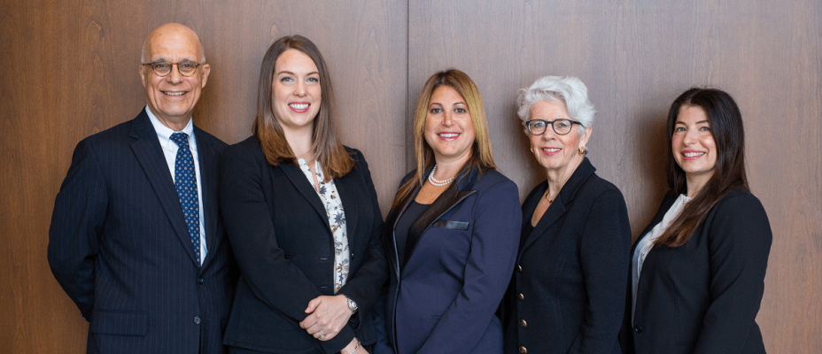 Vetrano Vetrano & Feinman Attorneys Tony Vetrano, Lindsay Childs, Sarinia Feinman, Kate Vetrano and Donna Marcus | 2023 Best Law Firms®