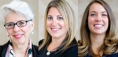 2021 Super Lawyers Kathleen Vetrano and Sarinia Feinman, and 2021 Super Lawyers Rising Star Lindsay Childs | Vetrano | Vetrano & Feinman