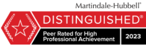 Martindale-Hubbell BV Distinguished Rating Recognition is one of many honors and awards won by Vetrano | Vetrano & Feinman