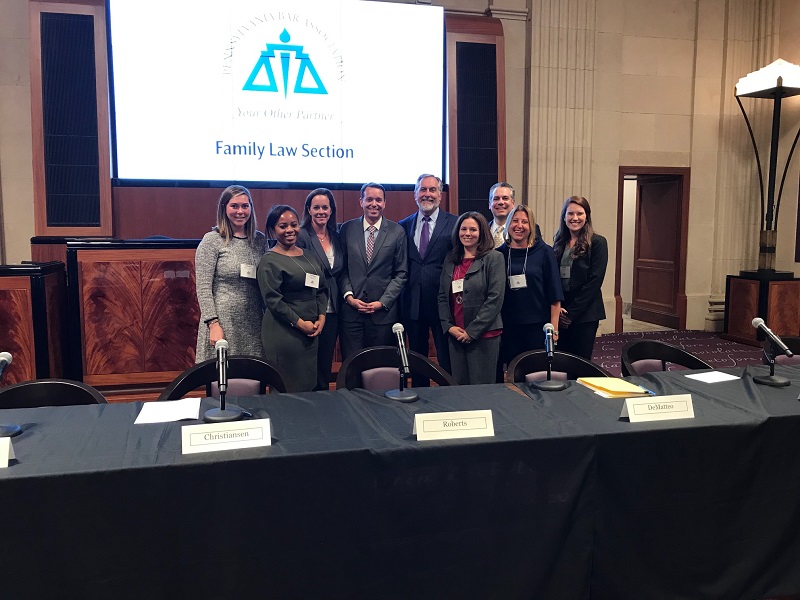 Vetrano Family Lawyer Sarinia Childs Spoke at a Recent Pennsylvania Bar Association Family Law Section event in Philadelphia